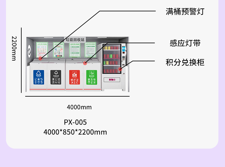 智能感應垃圾箱